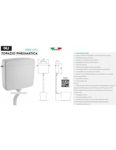 CASSETTA TOPAZIO PNEUMATICA ALTA/MEDIA POSIZIONE OL0413781