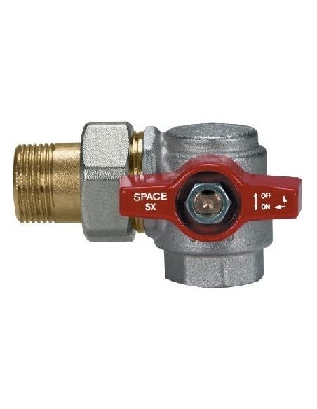 EFFEBI SPACE KUGELHAHN 90° 1/2 LINKS