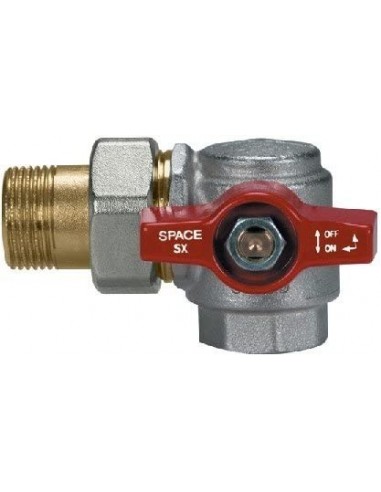 EFFEBI SPACE KUGELHAHNMISCHER 90° 1" LINKS