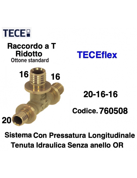 TE TECEflex Reduziert 20-16-16