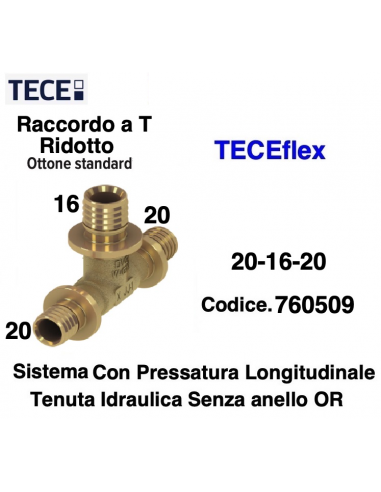 TE TECEflex Reduziert 20-16-20