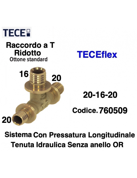 TE TECEflex Reduziert 20-16-20