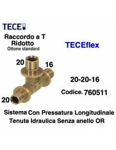 TE TECEflex Reduziert 20-20-16