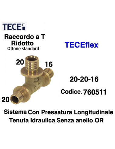 TE TECEflex Reduziert 20-20-16