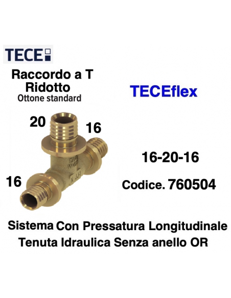 TE TECEflex Reduziert 16-20-16