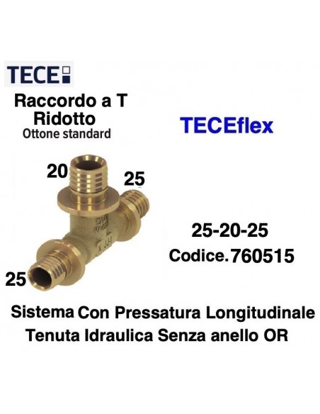TE TECEflex Reduziert 25-20-25
