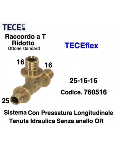 TE TECEflex Reduziert 25-16-16