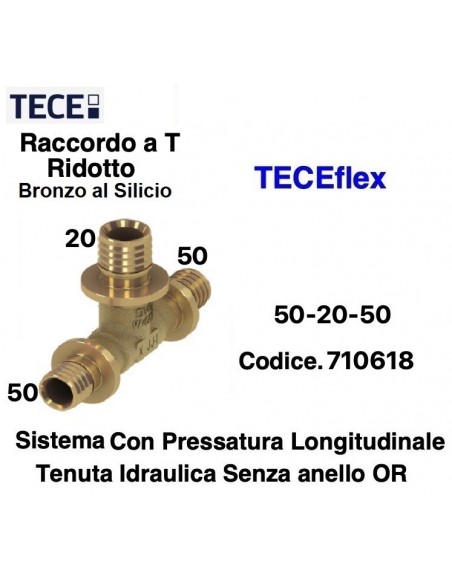 TE TECEflex Reduziert 50-20-50