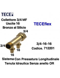 COLLETTORE TECEflex 3/4X16X16 MF