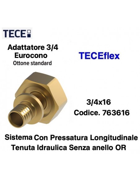 EUROCONO TECEflex 3/4x16