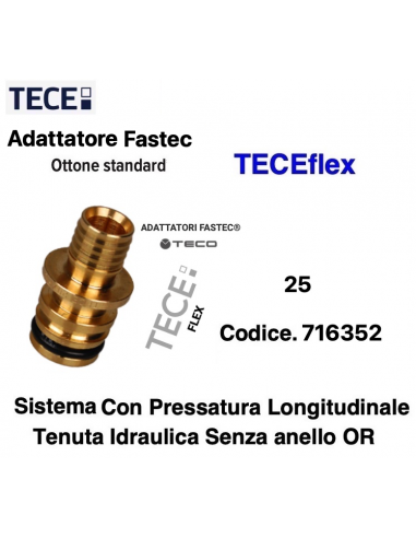 ADATTRATORE TECEflex/TecoFastec 25   716352