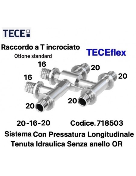 TE TECEflex GEWINKELT 20-20-16-16-20-20