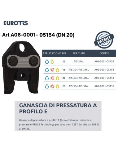 PRESSBACKEN EUROTIS DN12 05154 (DN 20)