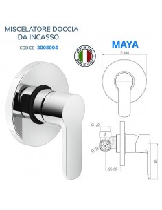 MISCELATORE DOCCIA MAIO DA INCASSO