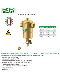 DEFANGATORE FAR DIAMETRO 2" MAGNETICO