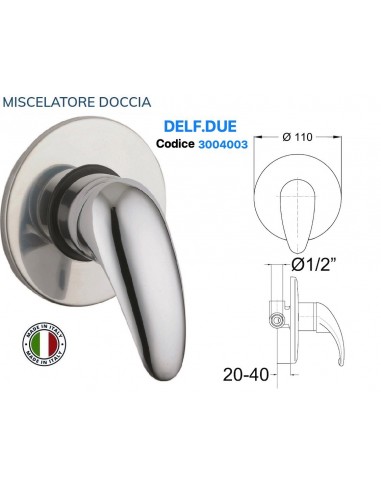 MISCELATORE DOCCIA INCASSO DESIA