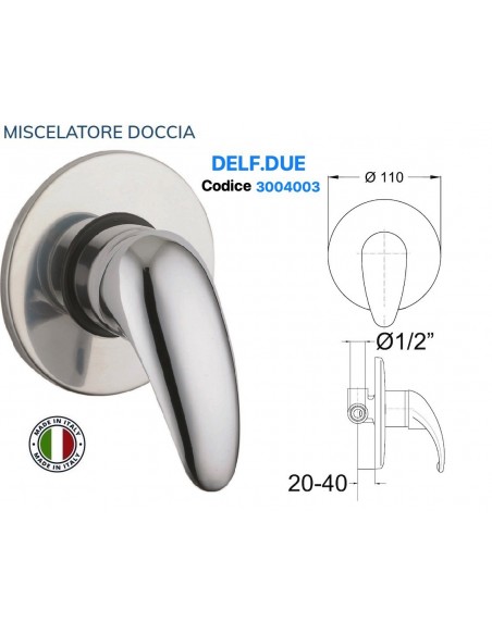 MISCELATORE DOCCIA INCASSO DESIA