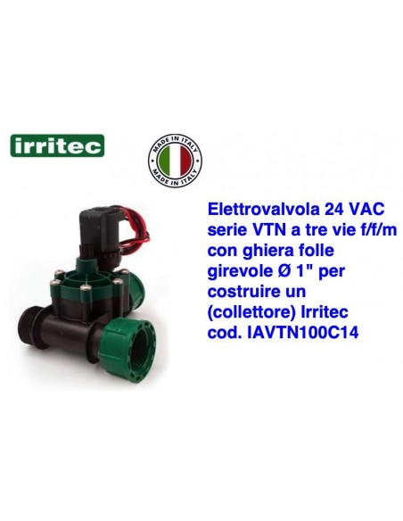 ELETTROVALVOLA RRITEC DA COLLETTORE IAVTN100C14 1" 24V