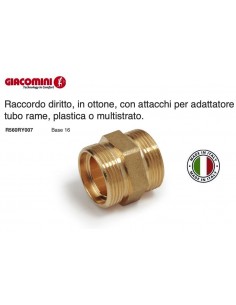 RACCORDO INTERMEDIO DIRITTO R560R BASE 16