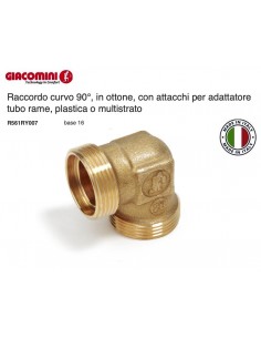 RACCORDO INTERMEDIO CURVO R561R BASE 16