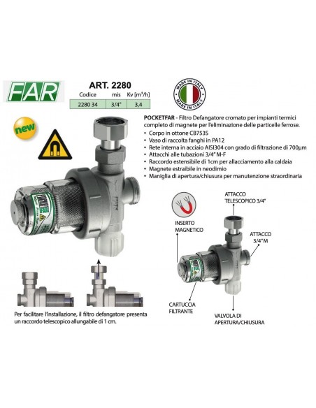 SCHLAMMENTFERNER FAR POCKETFAR 2280 34