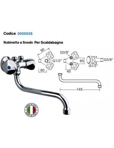 TRADITIONELLER MISCHER FÜR WASCHBECKENAN...
