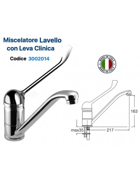 MISCELATORE LAVELLO DA PIANO LEVA CLINICA DESIA