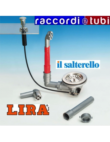 PILETTA LIRA BASKET 3"1/2X1.1/2 MIT SCHWENKSTOPFEN