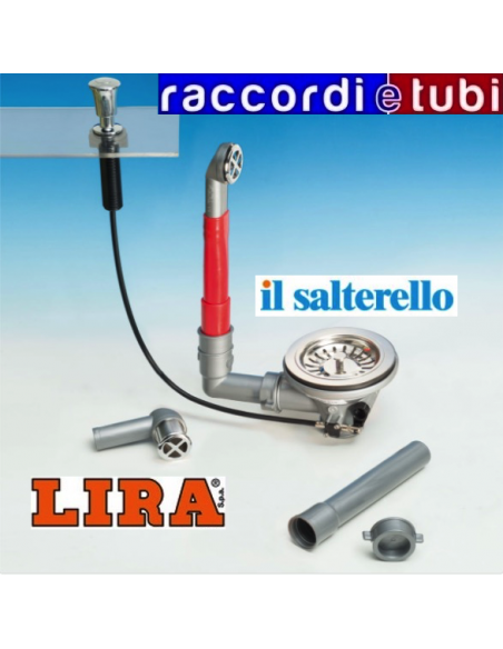 PILETTA LIRA BASKET 3"1/2X1.1/2 MIT SCHWENKSTOPFEN