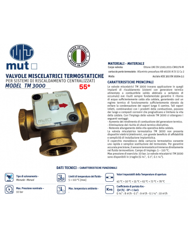 ANTIKONDENSATIONS-MISCHVENTIL 3000-G1-55°