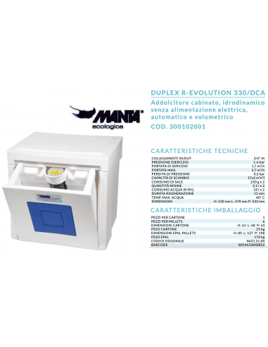 ADDOLCITORE MANTA DUPLEX R-EVOLUTION 330/DCA