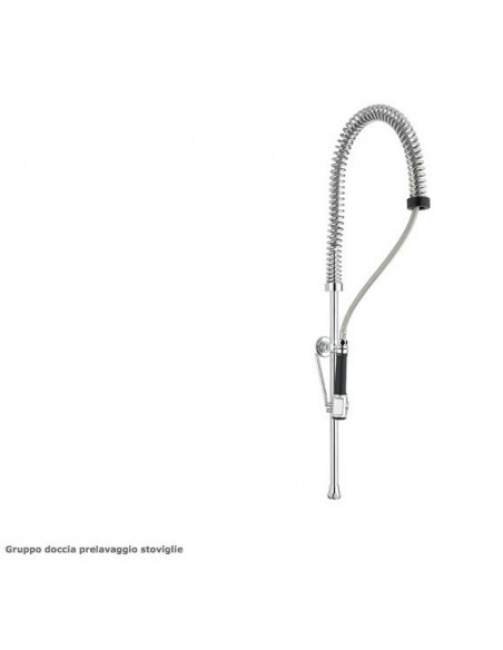 GRUPPO DOCCIA PRELAVAGGIO FISSAGGGIO A MURO H900