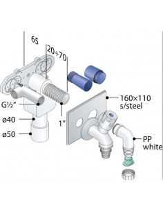 SIFONE INCASSO TEA KIT DOLBY ART.6107.501.4 2