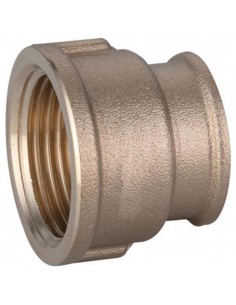 MESSINGMUFFE FF REDUZIERT 1"1/2X1"