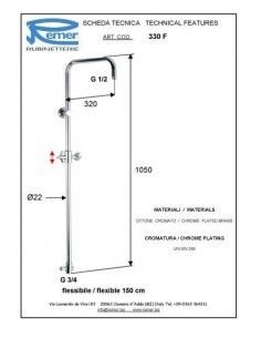 DUSCHSÄULE MIT UMLEITUNG 330F 2