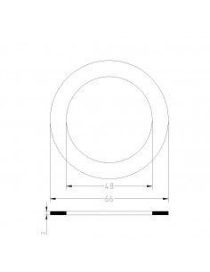 DICHTUNG FÜR SIFONIC BATTERIE 66X48X2 2