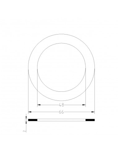 DICHTUNG FÜR SIFONIC BATTERIE 66X48X2