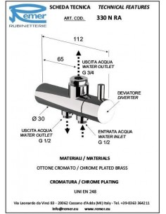 SUPPORTO PER COLONNE DA 3/4 330NRA 2