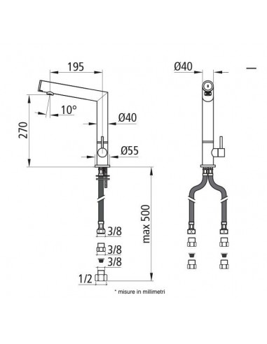 RUBINETTO ELETT.DMP HELLO DUAL SENSOR100