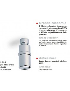 SOFFIONE DOCCIA RIVER R795