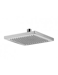 SOFFIONE REMER QUADRATO 20X20 OTTONE PESANTE