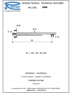 MINIMAL DUSCHARM CM.30 SCHWERER MESSING 348N 2
