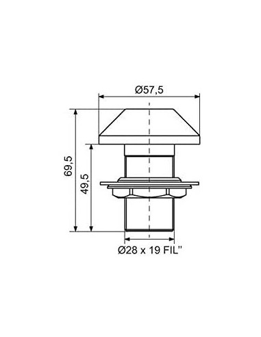SUPPORTO PASSANTE PER DOCCETTA BOSSINI...