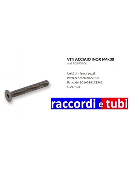 VITE PER PROLUNGA  ASTA M4X30