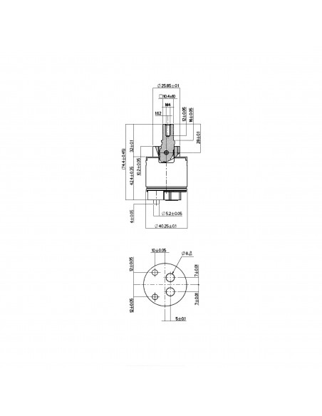 KERAMIKKARTUSCHE GALATRON 818000PB40A