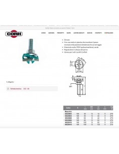 GLEITMUTTER CORH MIT BOLZEN 8X30