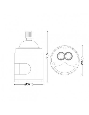 KERAMIKPATRONE HYDROBALANCE 818000PBST112