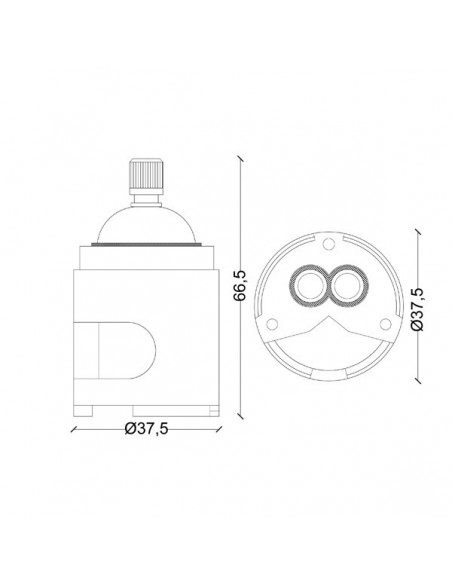 KERAMIKPATRONE HYDROBALANCE 818000PBST112