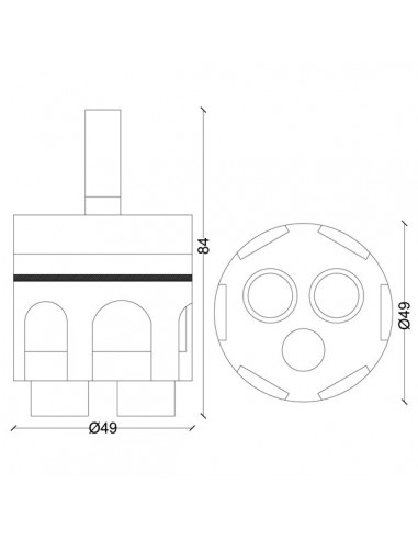 KERAMIK-KARTUSCHE RAF AMAZON-LOIRA 818000PBRFA