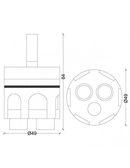 KERAMIK-KARTUSCHE RAF AMAZON-LOIRA 818000PBRFA